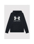 Under Armour Суитшърт Ua Rival Fleece Big Logo 1357585 Черен Loose Fit - Pepit.bg