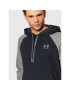 Under Armour Суитшърт Ua Rival Fleece Colorblock 1366357 Черен Loose Fit - Pepit.bg