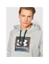 Under Armour Суитшърт Ua Rival Fleece Graphic 1370349 Сив Regular Fit - Pepit.bg