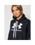 Under Armour Суитшърт Ua Rival Fleece Logo 1356318 Черен Loose Fit - Pepit.bg