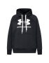 Under Armour Суитшърт Ua Rival Fleece Logo 1356318 Черен Loose Fit - Pepit.bg