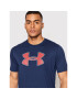 Under Armour Тишърт Big Logo 1329583 Тъмносин Regular Fit - Pepit.bg