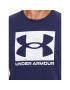 Under Armour Тишърт Ua Abc Camo Boxed Logo Ss 1361673 Тъмносин Loose Fit - Pepit.bg