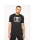 Under Armour Тишърт Ua Boxed Sportstyle 1329581 Черен Loose Fit - Pepit.bg