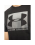 Under Armour Тишърт Ua Boxed Sportstyle 1329581 Черен Loose Fit - Pepit.bg