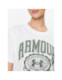 Under Armour Тишърт Ua Collegiate Crest Crop Ss 1379402 Бял Loose Fit - Pepit.bg