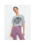 Under Armour Тишърт Ua Collegiate Crest Crop Ss 1379402 Сив Loose Fit - Pepit.bg