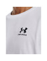 Under Armour Тишърт UA LOGO EMB HEAVYWEIGHT SS 1373997 Бял Regular Fit - Pepit.bg