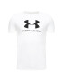 Under Armour Тишърт Ua Sportstyle Logo 1329590 Бял Loose Fit - Pepit.bg