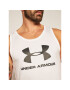 Under Armour Топ Ua Sportstyle Logo 1329589 Бял Loose Fit - Pepit.bg