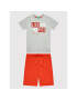 United Colors Of Benetton Комплект тишърт и панталонки 3096CK002 Сив Regular Fit - Pepit.bg