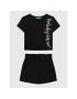 United Colors Of Benetton Комплект тишърт и панталонки 3096CK004 Черен Regular Fit - Pepit.bg