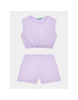 United Colors Of Benetton Комплект тишърт и панталонки 3096CK007 Виолетов Regular Fit - Pepit.bg