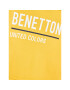 United Colors Of Benetton Суитшърт 3BC1C202C Жълт Regular Fit - Pepit.bg