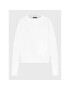 United Colors Of Benetton Суитшърт 3J68D101W Бял Oversize - Pepit.bg