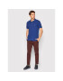 United Colors Of Benetton Тениска с яка и копчета 3089J3179 Тъмносин Regular Fit - Pepit.bg