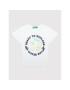 United Colors Of Benetton Тишърт 3096C15AY Бял Regular Fit - Pepit.bg