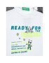 United Colors Of Benetton Тишърт 3096G100Q Бял Regular Fit - Pepit.bg