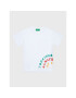 United Colors Of Benetton Тишърт 3096G108I Бял Regular Fit - Pepit.bg