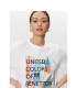 United Colors Of Benetton Тишърт 3BL0D103K Бял Relaxed Fit - Pepit.bg