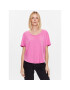 United Colors Of Benetton Тишърт 3BVXD1033 Розов Relaxed Fit - Pepit.bg