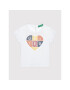 United Colors Of Benetton Тишърт 3I1XC1527 Бял Regular Fit - Pepit.bg