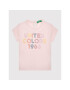 United Colors Of Benetton Тишърт 3I1XC1527 Розов Regular Fit - Pepit.bg