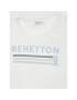 United Colors Of Benetton Тишърт 3I9WMM28H Бял Regular Fit - Pepit.bg