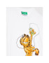 United Colors Of Benetton Тишърт Garfield 3BVXC105B Бял Regular Fit - Pepit.bg