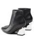 United Nude Боти Arix Bootie Mid 1063771903 Черен - Pepit.bg