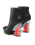 United Nude Боти Glam Bootie 10709758165 Черен - Pepit.bg