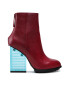 United Nude Боти Hi Rise Bootie Hi 10636701165 Червен - Pepit.bg