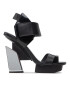 United Nude Сандали Arix Sandal Hi 106610116 Черен - Pepit.bg