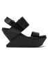 United Nude Сандали Delta Wedge Sandal 1041301156 Черен - Pepit.bg