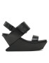 United Nude Сандали Delta Wedge Sandal 104130116 Черен - Pepit.bg