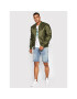 Urban Classics Яке бомбър Basic TB861 Зелен Regular Fit - Pepit.bg