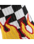 Vans Чорапи дълги детски Flame Checkin Crew VN000613Y281 Цветен - Pepit.bg