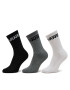 Vans Комплект 3 чифта дълги чорапи дамски Classic Crew Boys VN000XNQIZH Бял - Pepit.bg