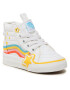 Vans Сникърси Sk8-Hi Zip Rainbow Star VN000BVNAHP1 Бял - Pepit.bg