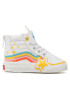 Vans Сникърси Sk8-Hi Zip Rainbow Star VN000BVNAHP1 Бял - Pepit.bg