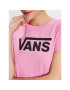 Vans Тишърт Flaying V Crew Tee VN0A3UP4 Розов Regular Fit - Pepit.bg