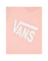 Vans Тишърт Flying V Crew VN0A53P2 Розов Regular Fit - Pepit.bg