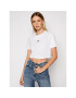 Vans Тишърт Flying V Crop Cre VN0A54QU Бял Cropped Fit - Pepit.bg