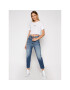 Vans Тишърт Flying V Crop Cre VN0A54QU Бял Cropped Fit - Pepit.bg