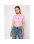 Vans Тишърт Flying V Crop Cre VN0A54QU Розов Cropped Fit - Pepit.bg