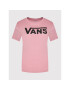 Vans Тишърт Flying V VN0A3UP4 Розов Regular Fit - Pepit.bg