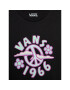 Vans Тишърт Psyka Delia VN0A7RR8 Черен Regular Fit - Pepit.bg