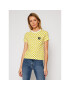 Vans Тишърт THE SIMPSONS Check Eyes Tee VN0A4V43 Жълт Regular Fit - Pepit.bg