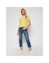 Vans Тишърт THE SIMPSONS Check Eyes Tee VN0A4V43 Жълт Regular Fit - Pepit.bg