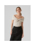 Vero Moda Блуза 10296078 Екрю Regular Fit - Pepit.bg